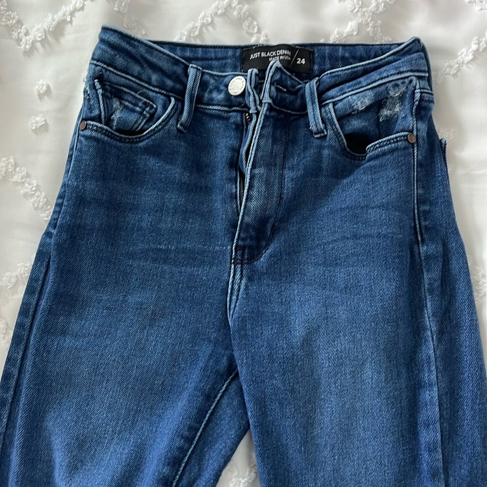 Just Black Denim jeans size 24 , deep blue